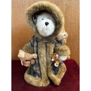 14” Boyds Bears Fern Woodsbeary Momma Teddy Bear Plush Baby Animals Figurine
